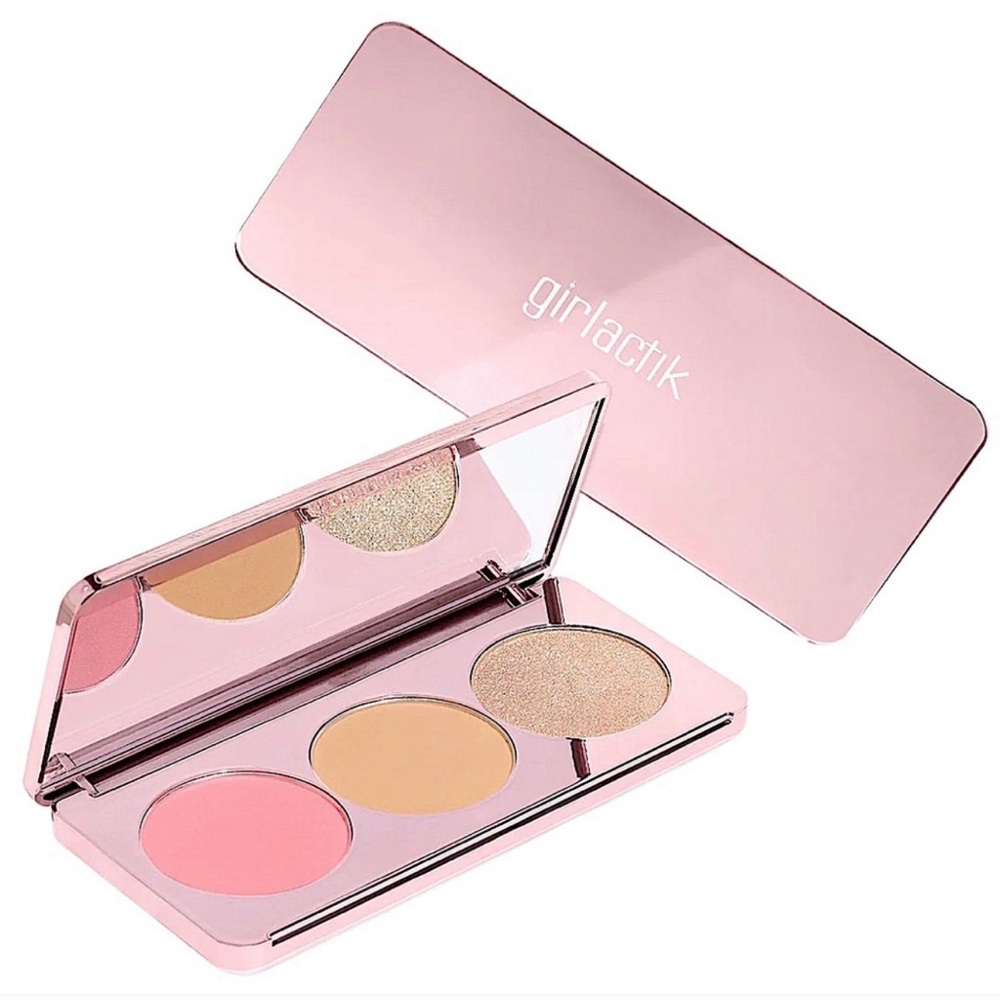 Girlactik Light Blush Me & Glow Face Palette NIB